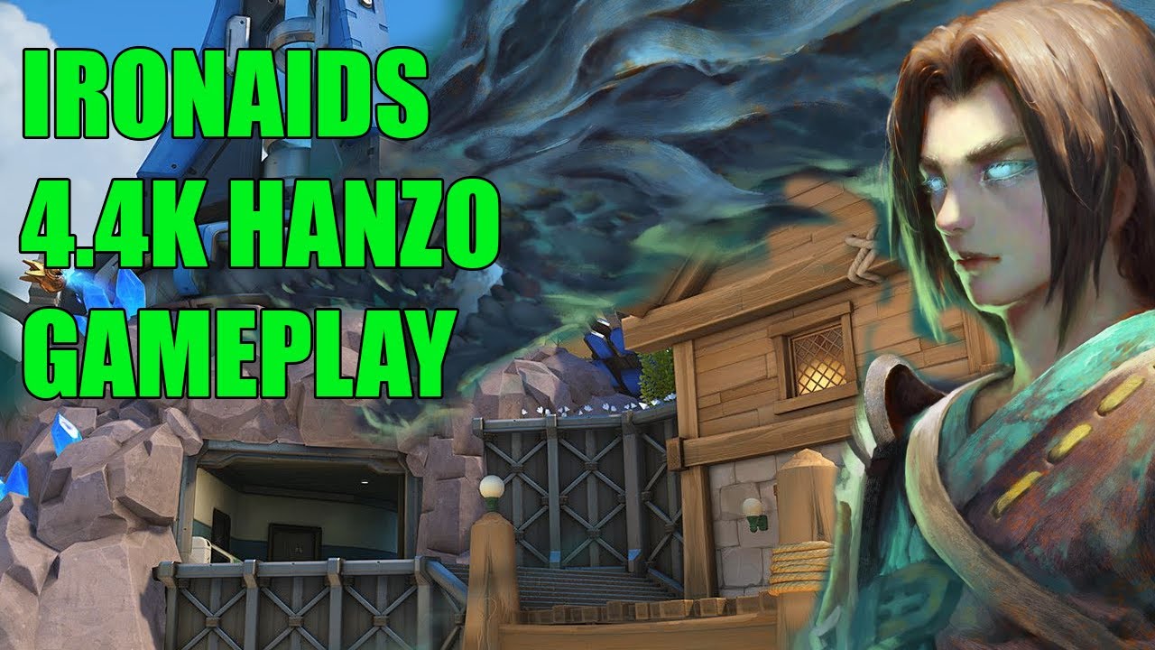 IronAids   4.4 HANZO GAMEPLAY - GRAND MASTER OVERWATCH SEASON 27