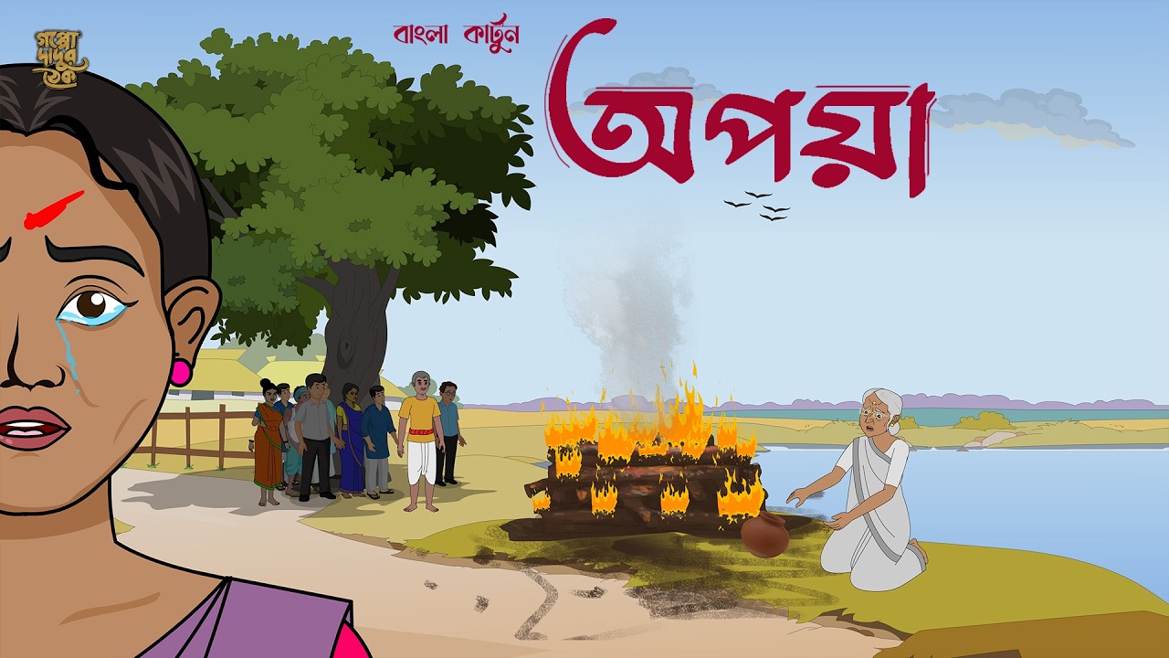 অভিশপ্ত সেই মেয়েটি! | অপয়া | bangla cartoon |