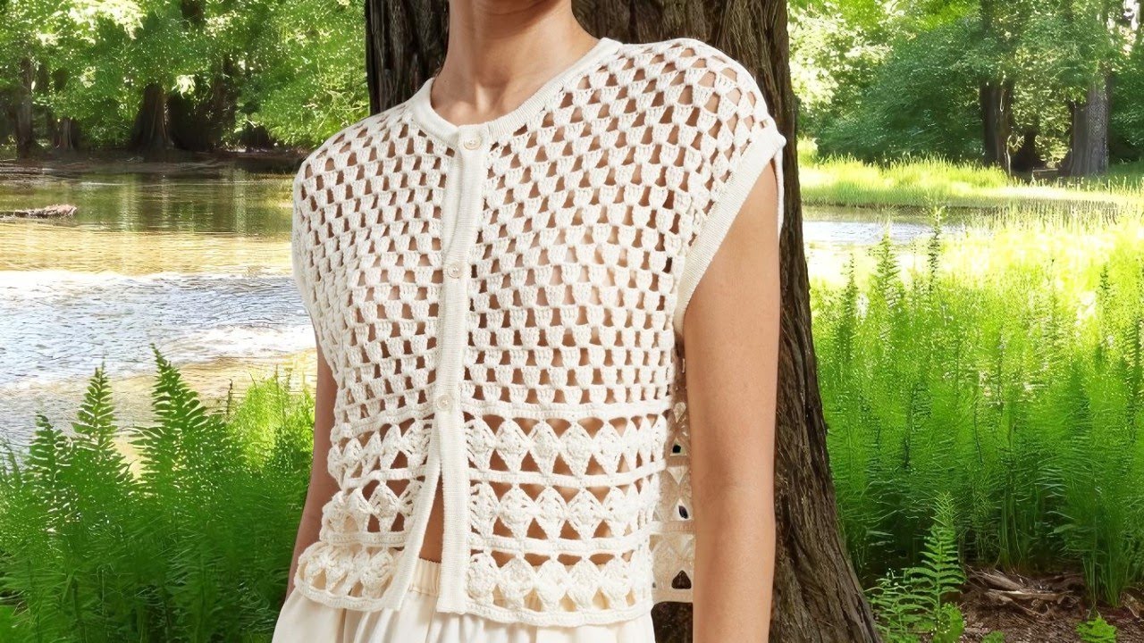 Yelek Modelleri Tığ işi &Ouml;rg&uuml; 🥰 Kolay Yelek Modelleri - Crochet