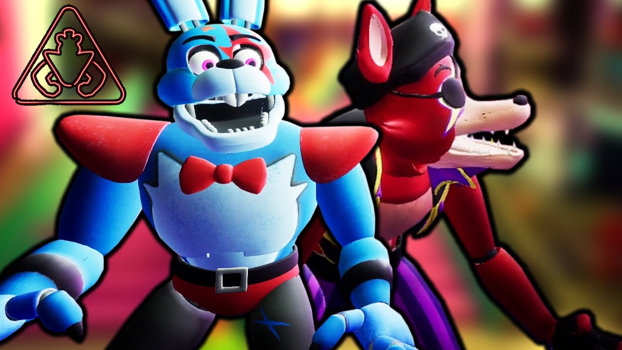 HUNTING GREGORY AS GLAMROCK FOXY... - FNAF SECURITY BREACH MULTIPLAYER w/ Friends