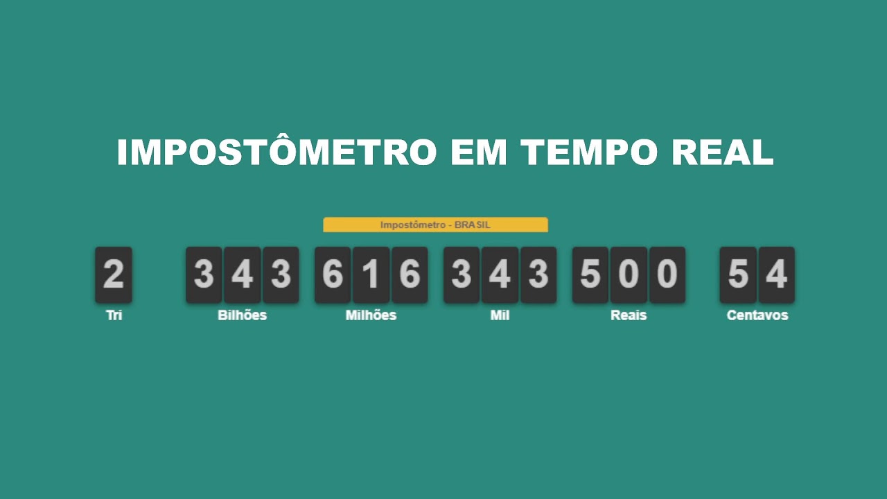 IMPOSTÔMETRO EM TEMPO REAL