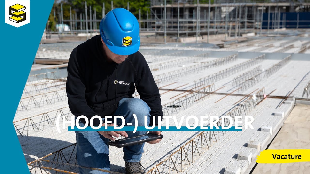 Bouw jij mee aan de toekomst? Wordt uitvoerder bij Bouwbedrijf van Stiphout!