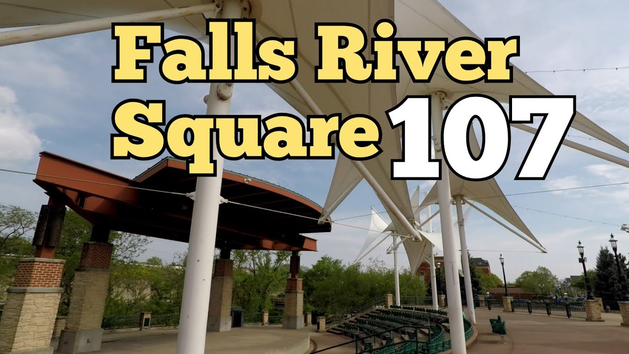 Drive time 107  l  Riverfront boardwalk in downtown Cuyahoga Falls, Ohio. USA  l  ThatGuyJuJun