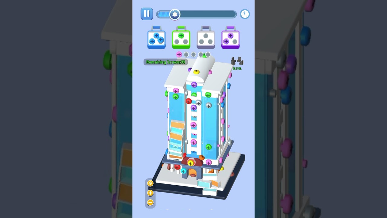 Screw Blast: Unscrew Puzzle 3D #brainteasers #puzzlefrenzy #satisfyingasmr