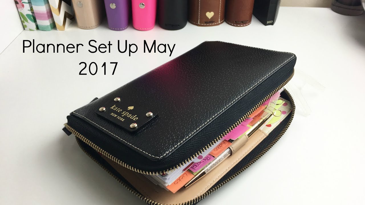 May/June Planner Setup Kate Spade // Pink Planner Girl