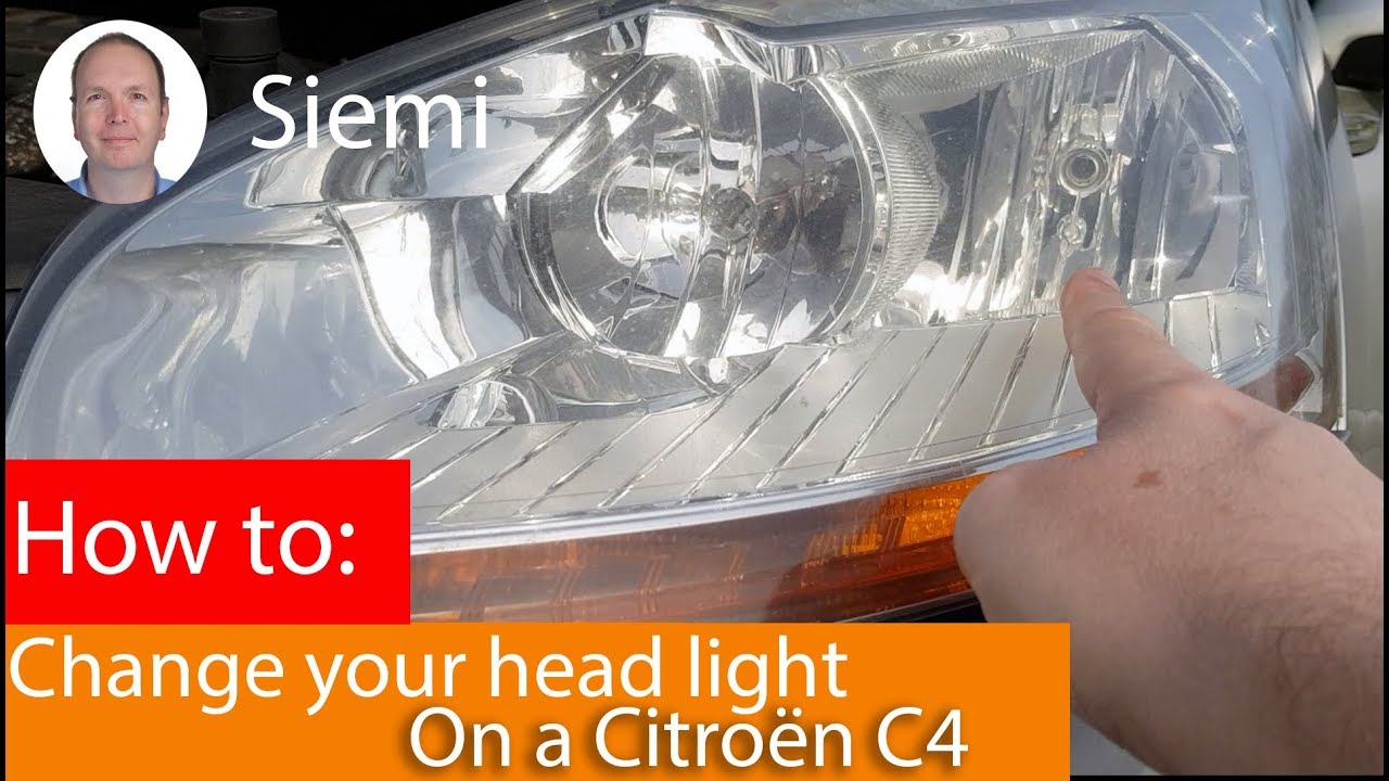 How to change the low beam headlight on a Citroën C4 Grand Picasso