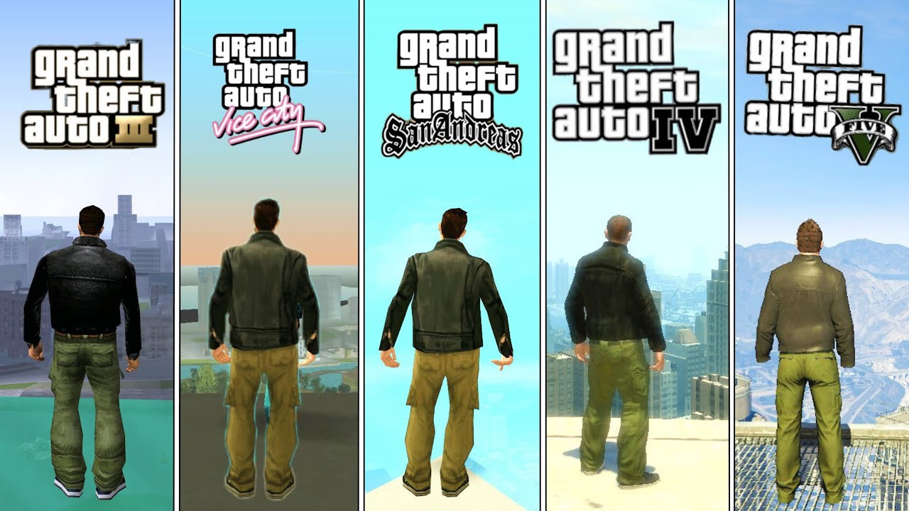 CLAUDE Jumping from Highest Points in GTA Games (2001 - 2025)