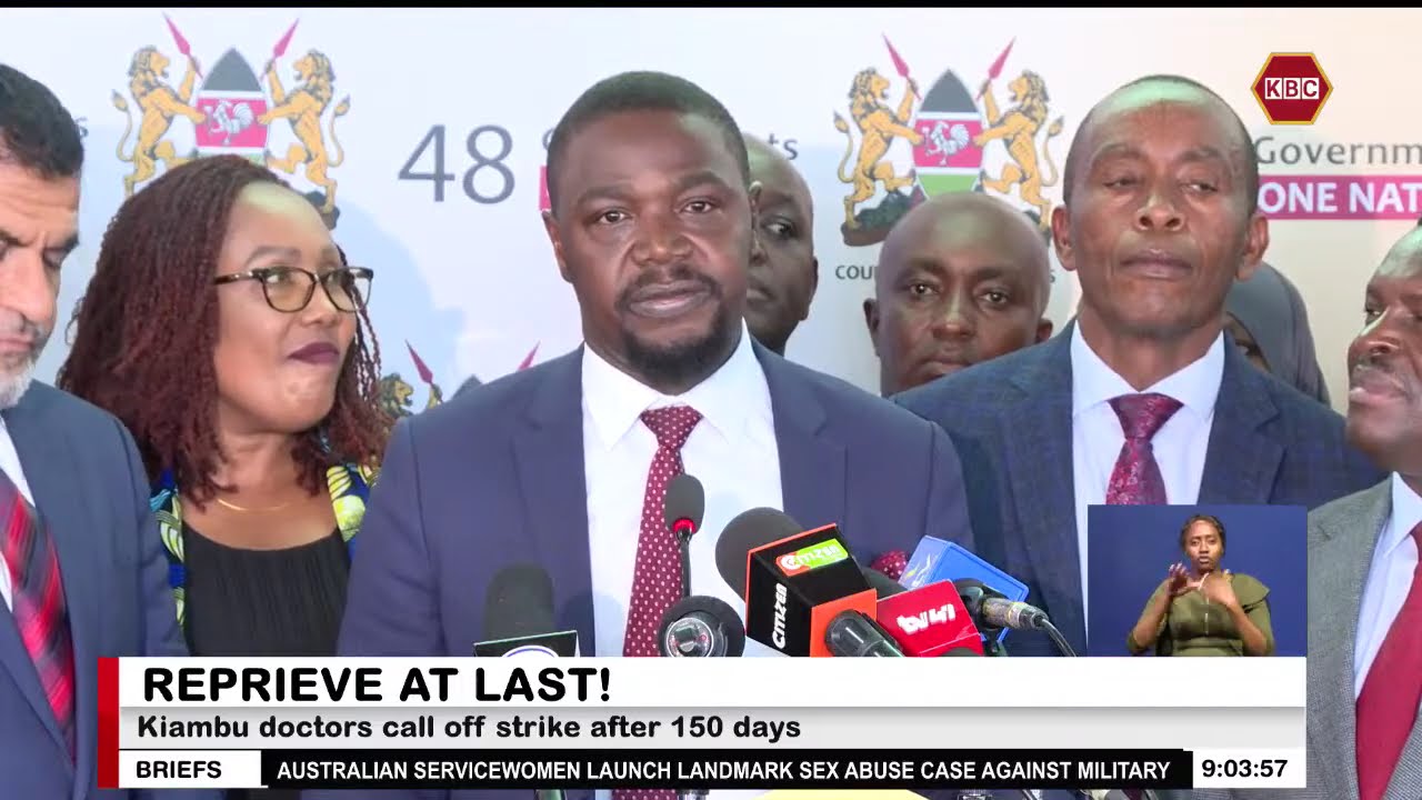 Kiambu doctors call off strike after 150 days