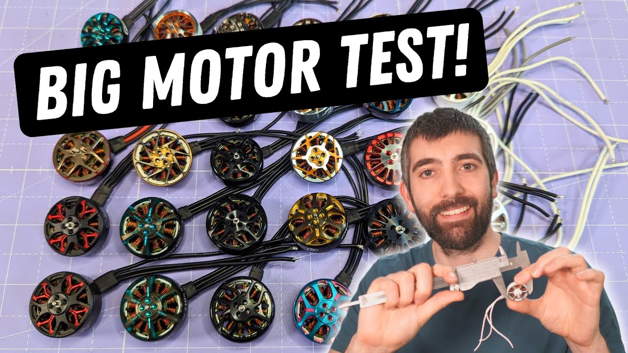 My biggest motor test yet!: The best motors for Ultralights, Cinewhoops and Freestyle!