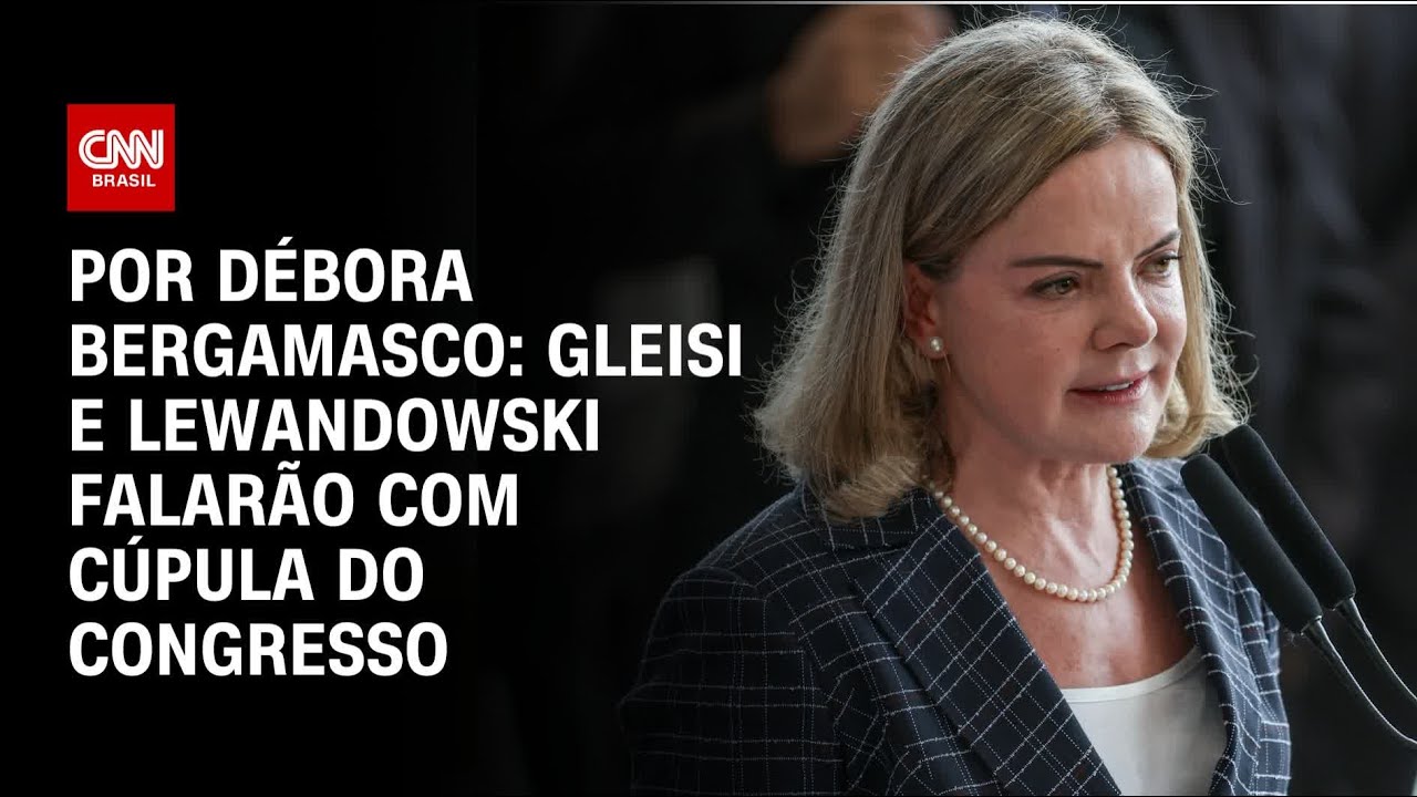Gleisi e Lewandowski apresentarão PEC da Segurança Pública à cúpula do Congresso | CNN 360º