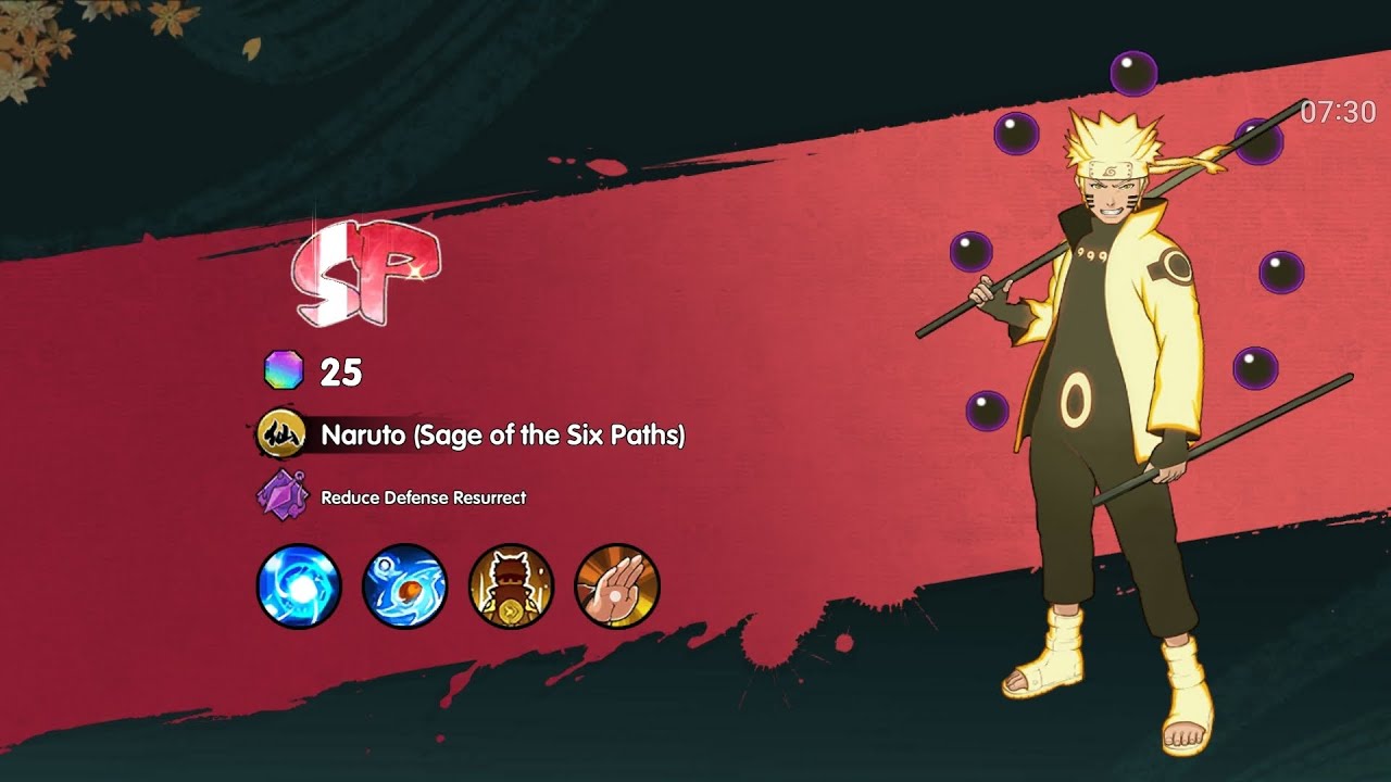 Gameplay  chakra saga resonance. (naruto six paths)