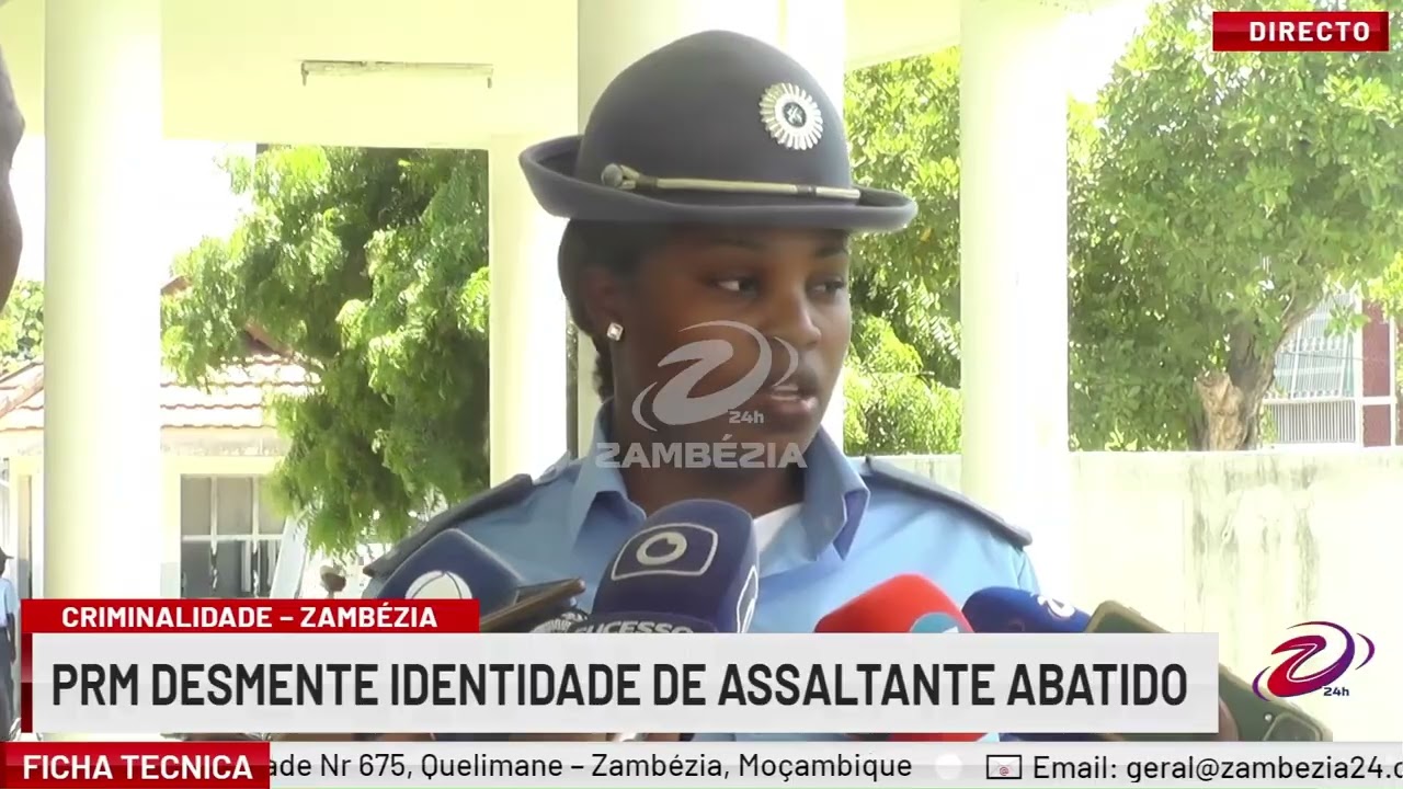 PRM DESMENTE IDENTIDADE DE ASSALTANTE ABATIDO| TV Zambézia 24h