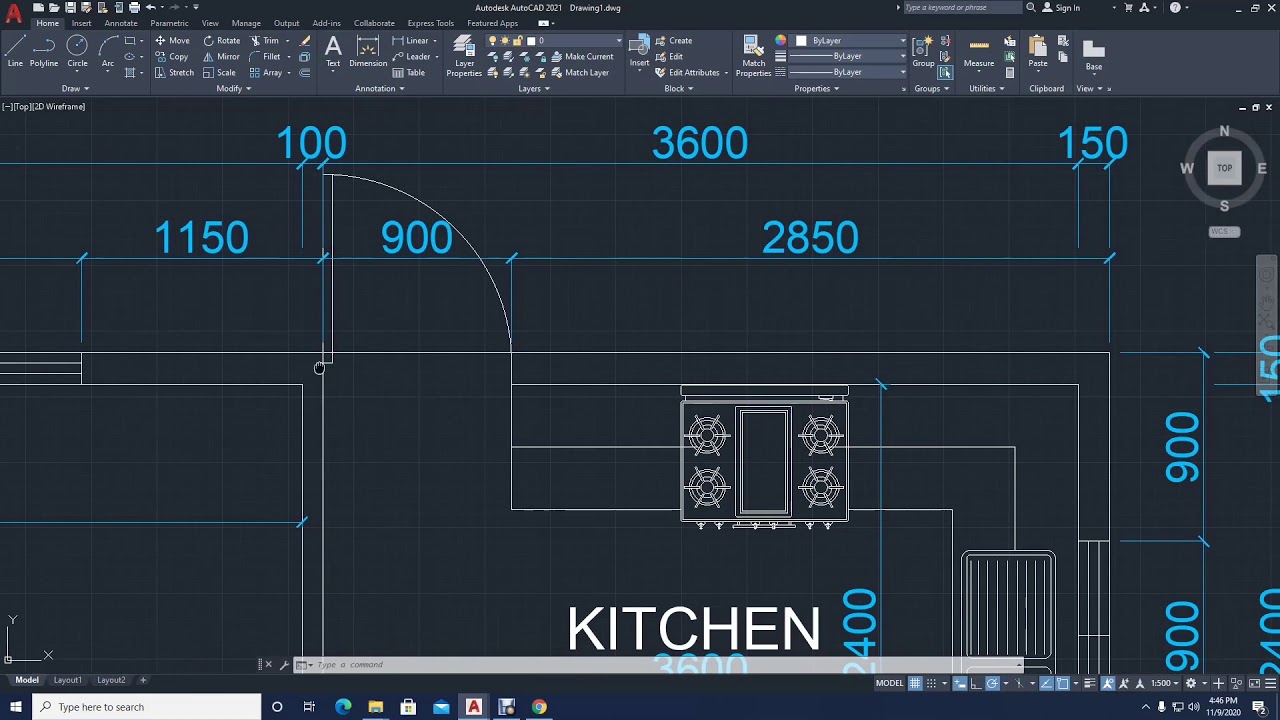 Building Drawing 101 Ep. 6 Drawing A Simple Foundation Plan