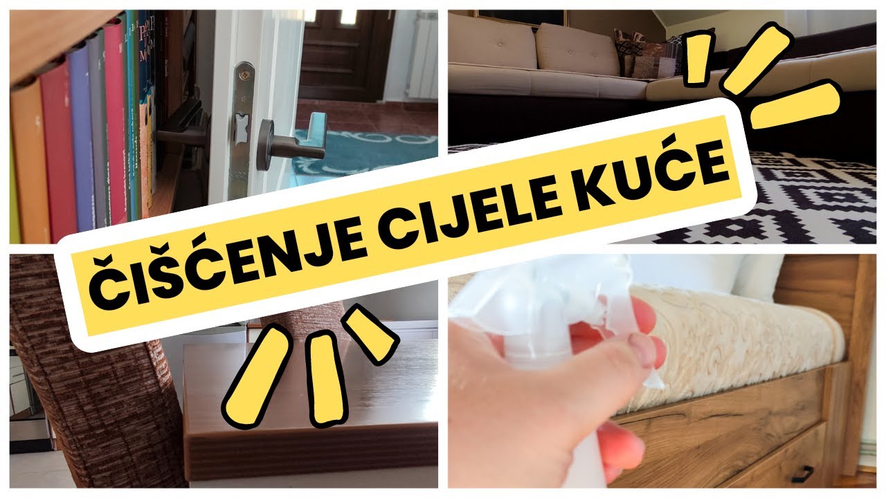 KAKO BRZO OČISTITI CIJELU KUĆU 🤯 Detaljno Čišćenje Kuće po danima