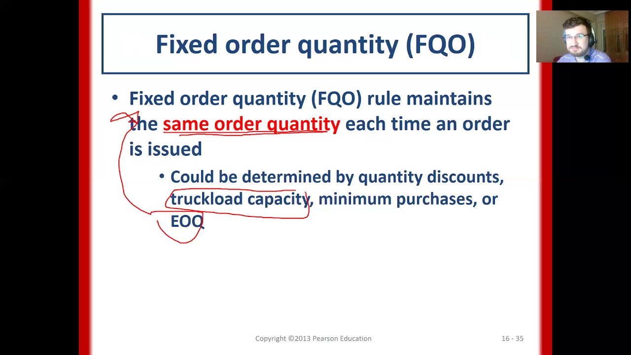 Production and Operations Management: Material Requirement Planning Part 2