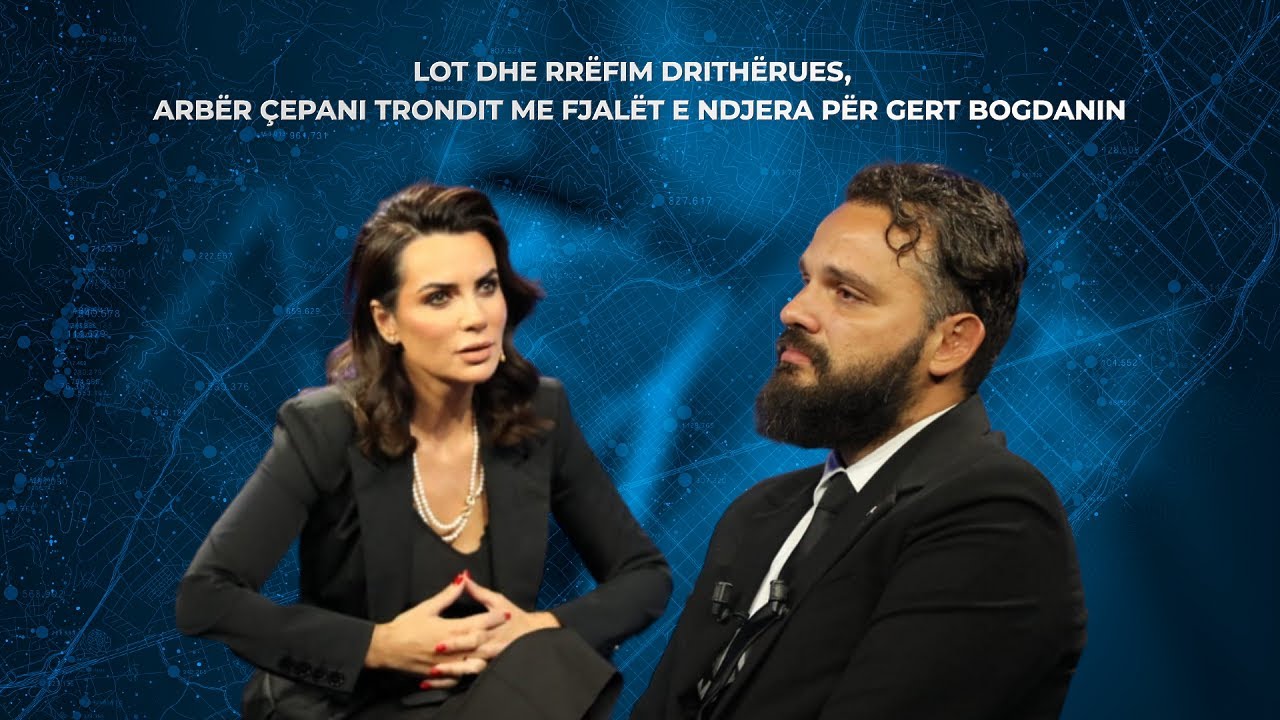 Lot dhe rr&euml;fim drith&euml;rues, Arb&euml;r &Ccedil;epani trondit me fjal&euml;t e ndjera p&euml;r Gert Bogdanin