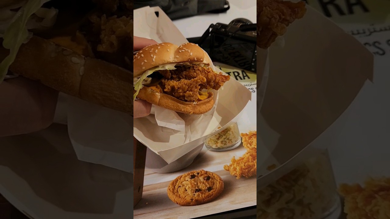 Visit Qatar 🇶🇦 KFC at Doha airport 👍 #foodblogger #travel #qatar