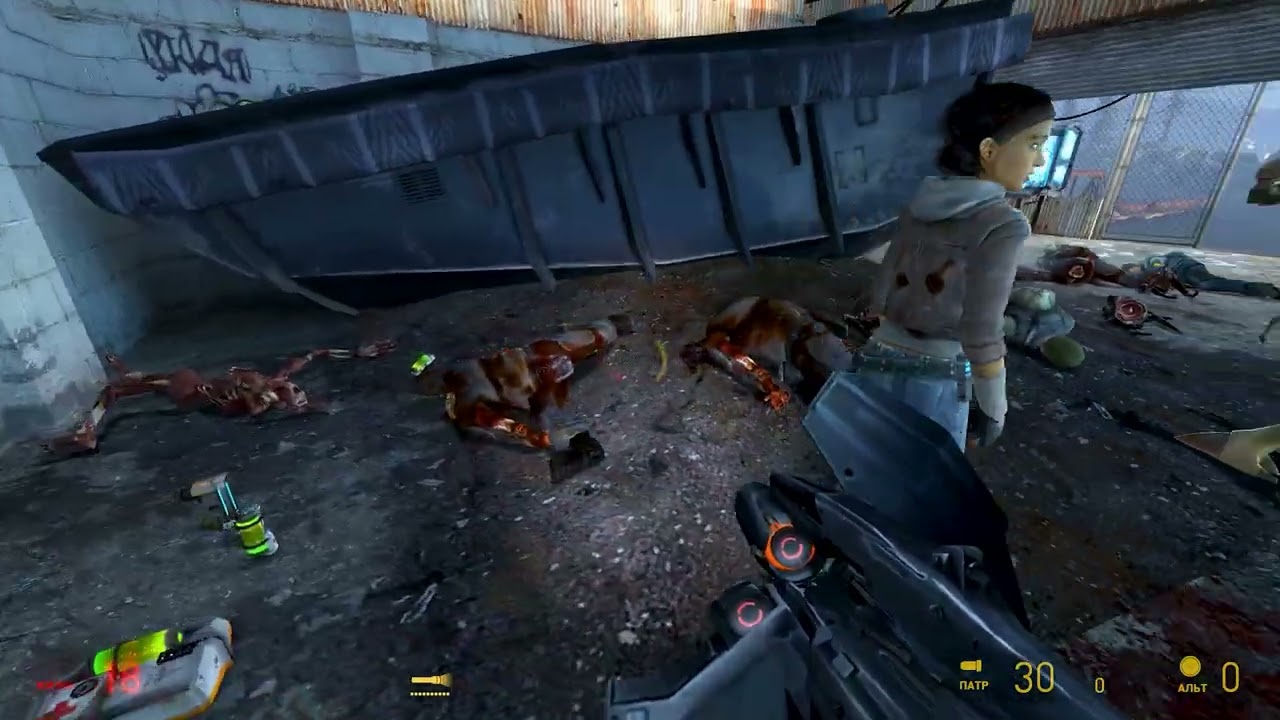 Прохождение Half Life 2 episode 2. Часть 3. Без Комментариев 4k