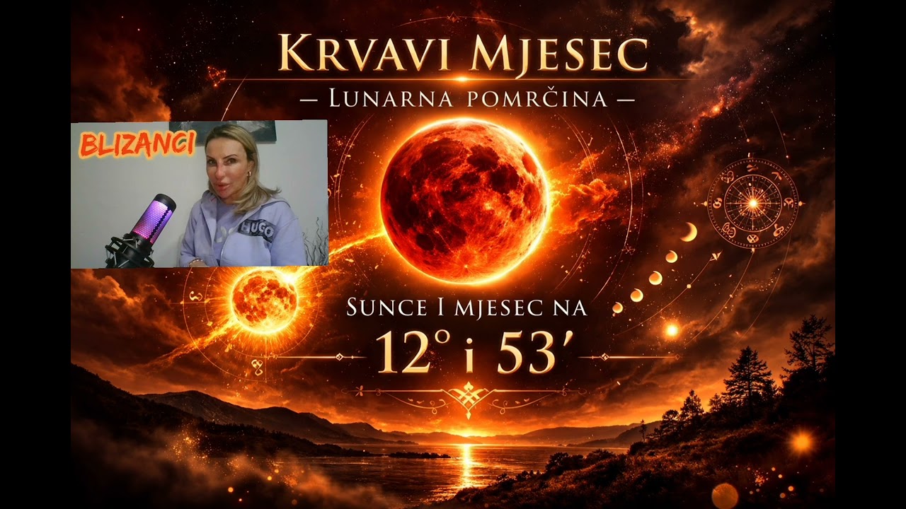 🌕  LUNARNA EKLIPSA  3.  #mart  - #blizanci  ✨️