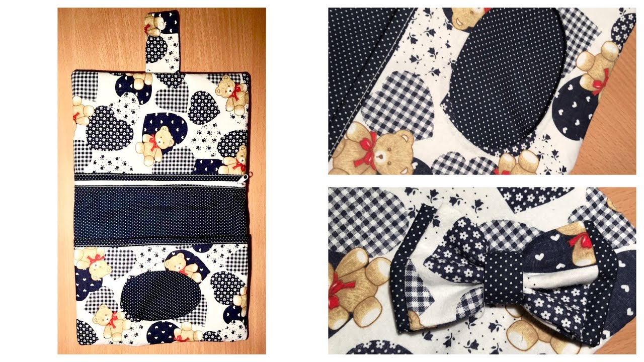 TUTORIAL DIY: Portapannolini e salviette - Diapers Bag - SUBTITLED IN ENGLISH