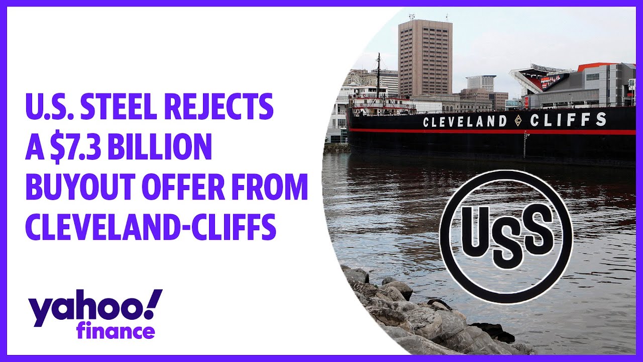U.S. Steel stock jumps after rejecting a $7.3 billion buyout offer from Cleveland-Cliffs