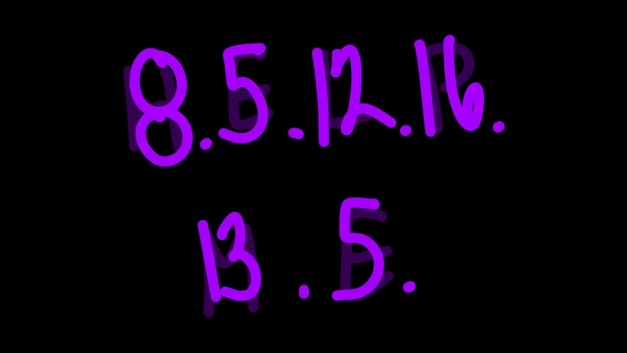 8.5.12.16. 13.5. / Obey Me!