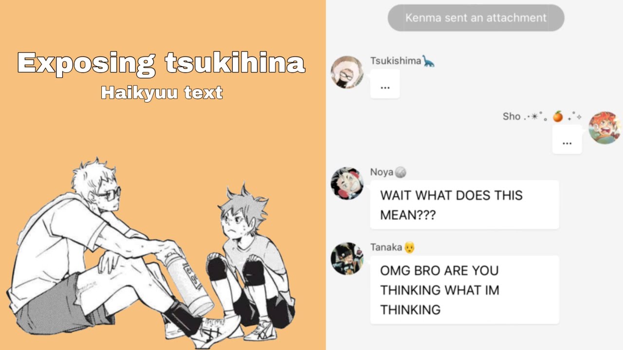 ||TSUKIHINA EXPOSING TIKTOK’S||HAIKYUU TEXT STORY!!☀️🌙