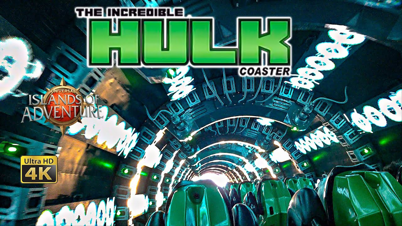 2025 The Incredible Hulk Coaster On Ride Back Row 4K POV Islands of Adventure Universal Orlando