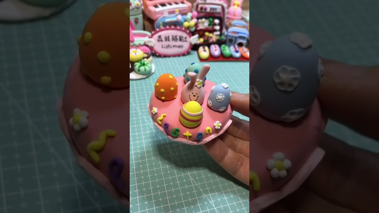 DIY Miniature Easter Egg Compilation #Shorts#Polymer#Clay