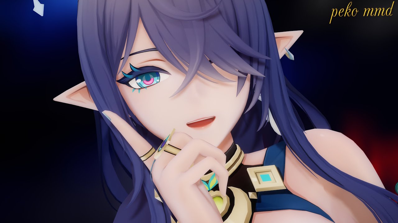 【原神MMD】ラウマが魅せる「桃源恋歌 / Tougen's Love Song」【4K】