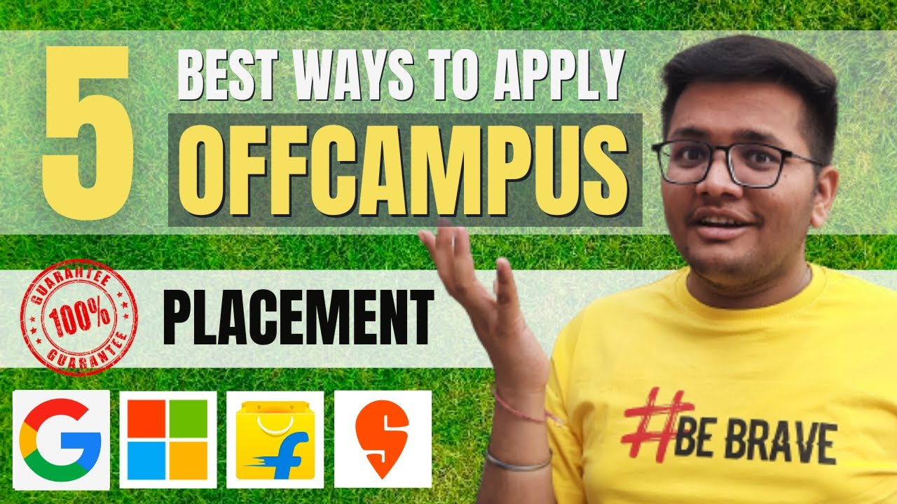 5 BEST ways TO apply OFFCAMPUS in 2022 | Placement and Internship