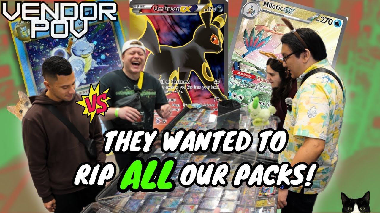 I Can't Believe Everyone Wanted To Rip THESE Packs! | Cards and More Tour | Pokemon Vendor POV