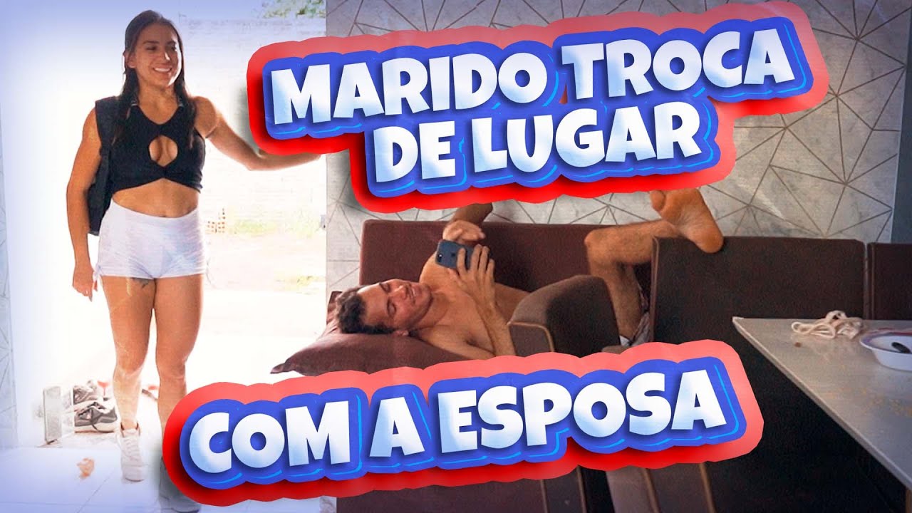 Marido troca de lugar com a esposa