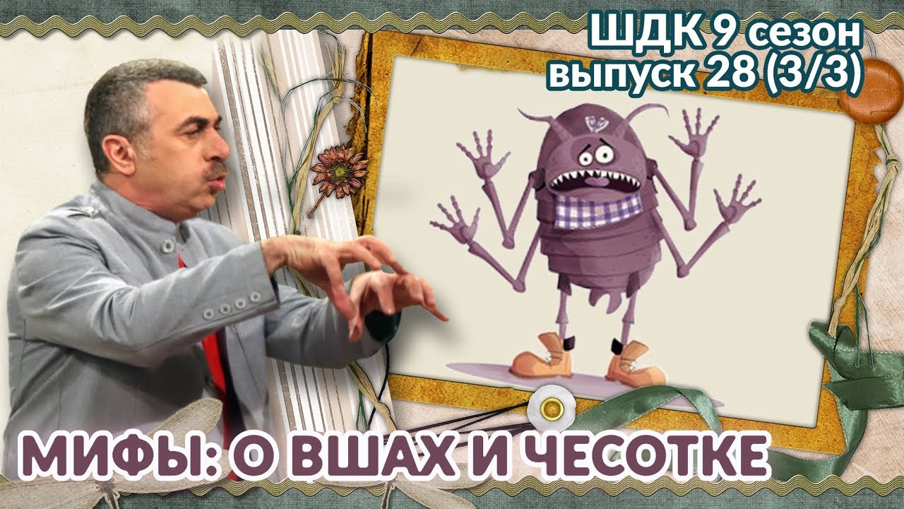 Мифы о вшах и чесотке - Доктор Комаровский