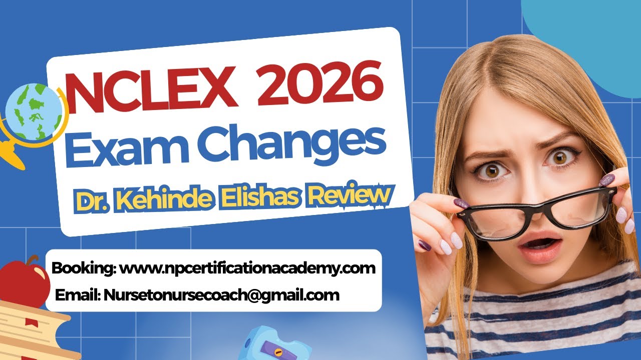 NCLEX 2026 New Exam Changes ( Myths versus Facts) by Dr.Kehinde Elisha. 347-901-6037 #nclex #RN #PN