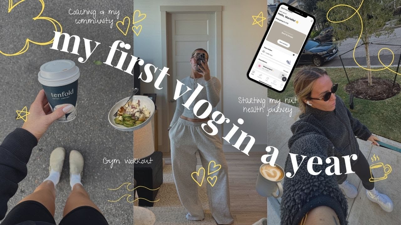 Spend a few days with me 🤍 Gym workout, gut health journey, building a community + Pilates