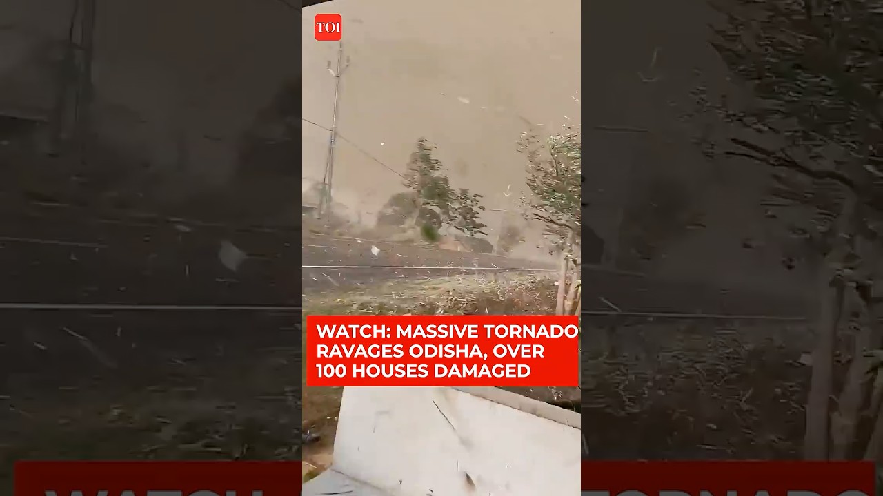 Odisha: Massive Tornado Rips Through Mayurbhanj, Damages 100+ Houses; 2 Dead, Several Injured