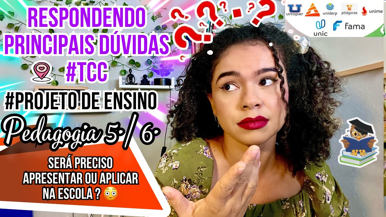 PROJETO DE ENSINO - PRINCIPAIS D&Uacute;VIDAS l ELABORA&Ccedil;&Atilde;O E APRESENTA&Ccedil;&Atilde;O EM SLIDE