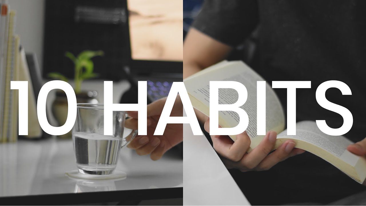 10 *EASY &  REALISTIC* Habits to improve your life ✨