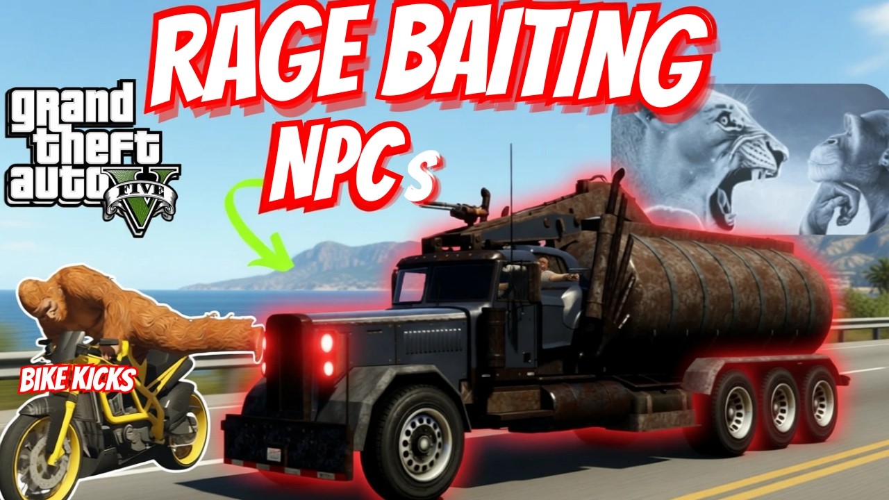 GTA 5: Ten Minutes of INTENSE NPC *Rage Baiting* 💀