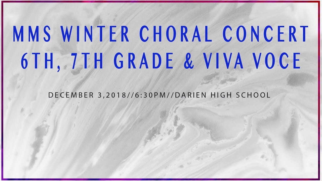 MMS 6th & 7th Grade Winter Choral Concert