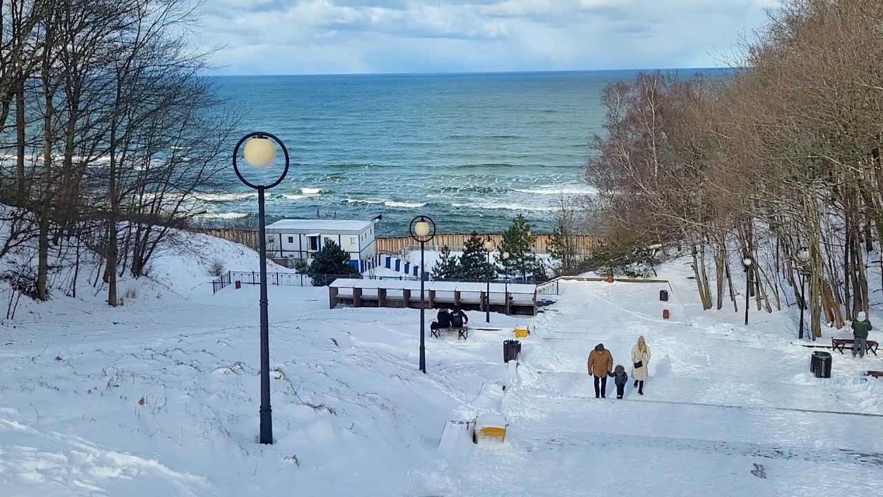 💥СВЕТЛОГОРСК ЗИМОЙ ЕЩЁ ПРЕКРАСНЕЙ🤩❄️🌊 ЭКСКУРСИЯ ПО СВЕТЛОГОРСКУ☝️ ЧТО НОВЕНЬКОГО⁉️