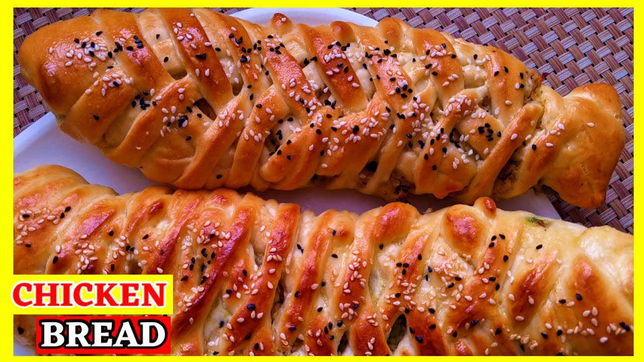 Chicken Stuffed Bread Recipe | How to make braided bread with filling | SONALI&rsquo;S KITCHEN