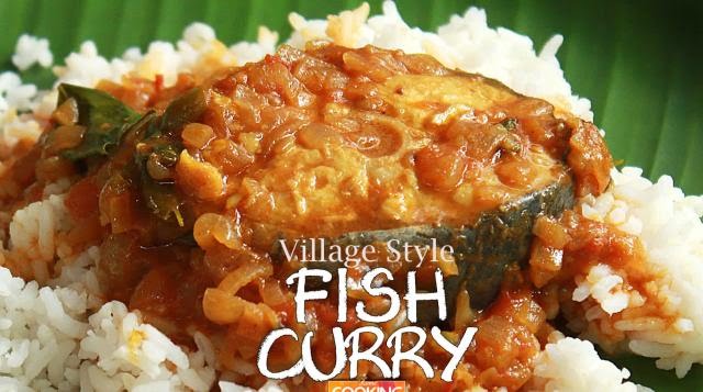Village Style FISH CURRY  | Home Cooking