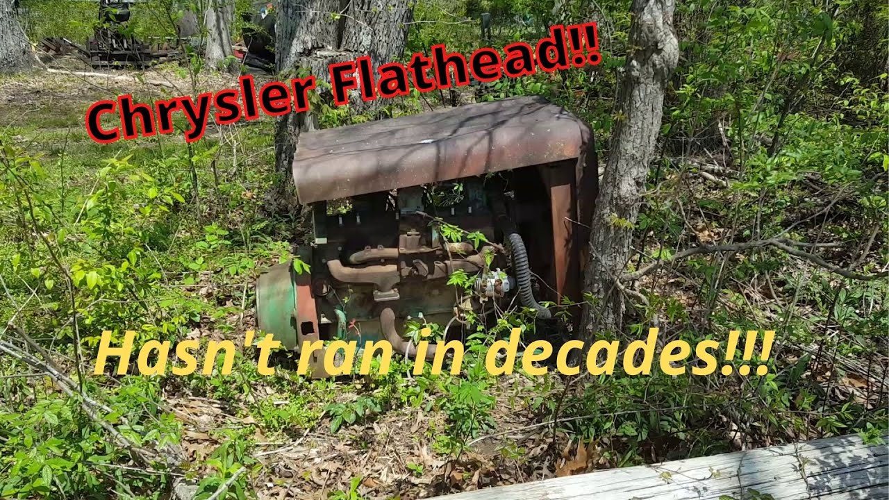 Двигатель Chrysler Flathead Inline 6 простаивает десятилетиями | Заведется ли он???