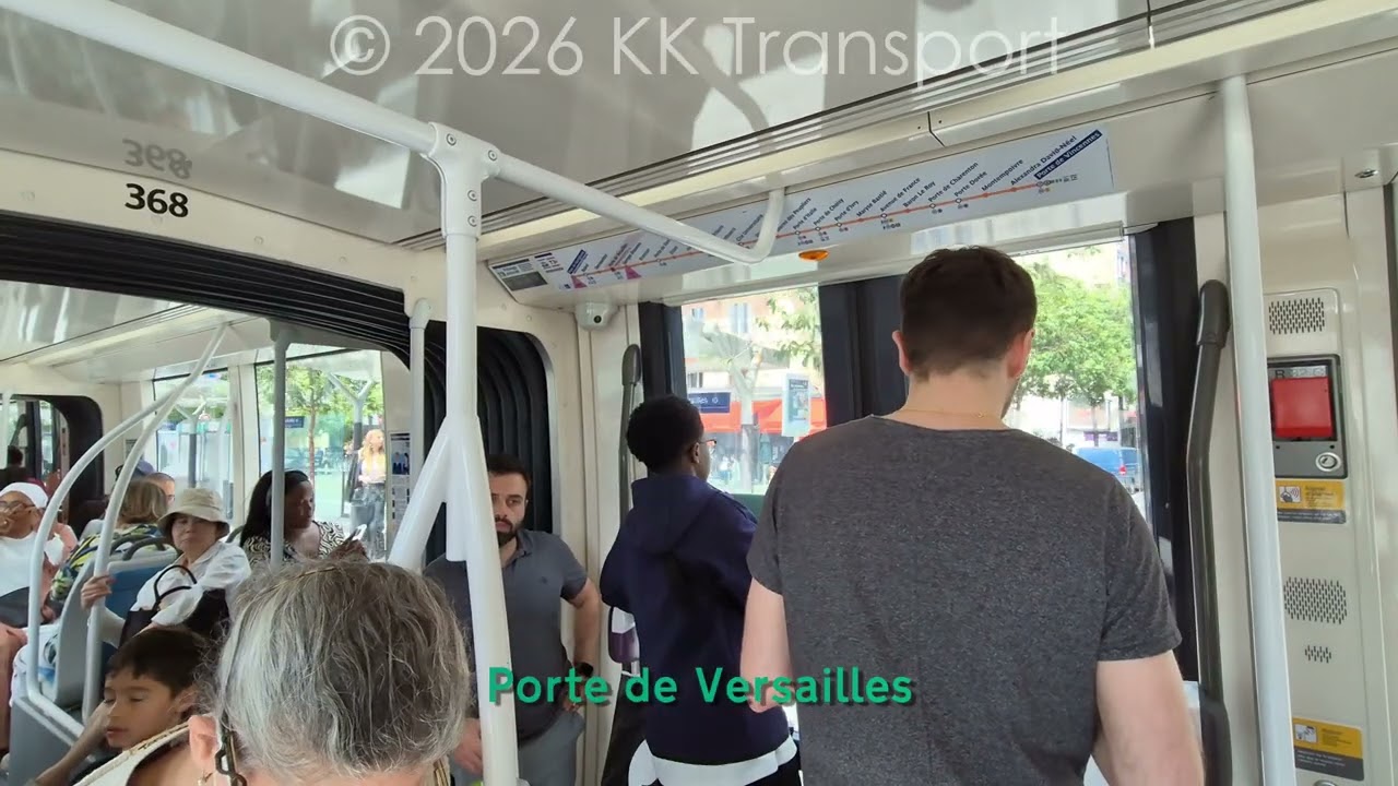 Tramway d'Ile de France Ligne 3a Alstom Citadis-402 368 Georges Brassens-Balard → Port du Garigliano