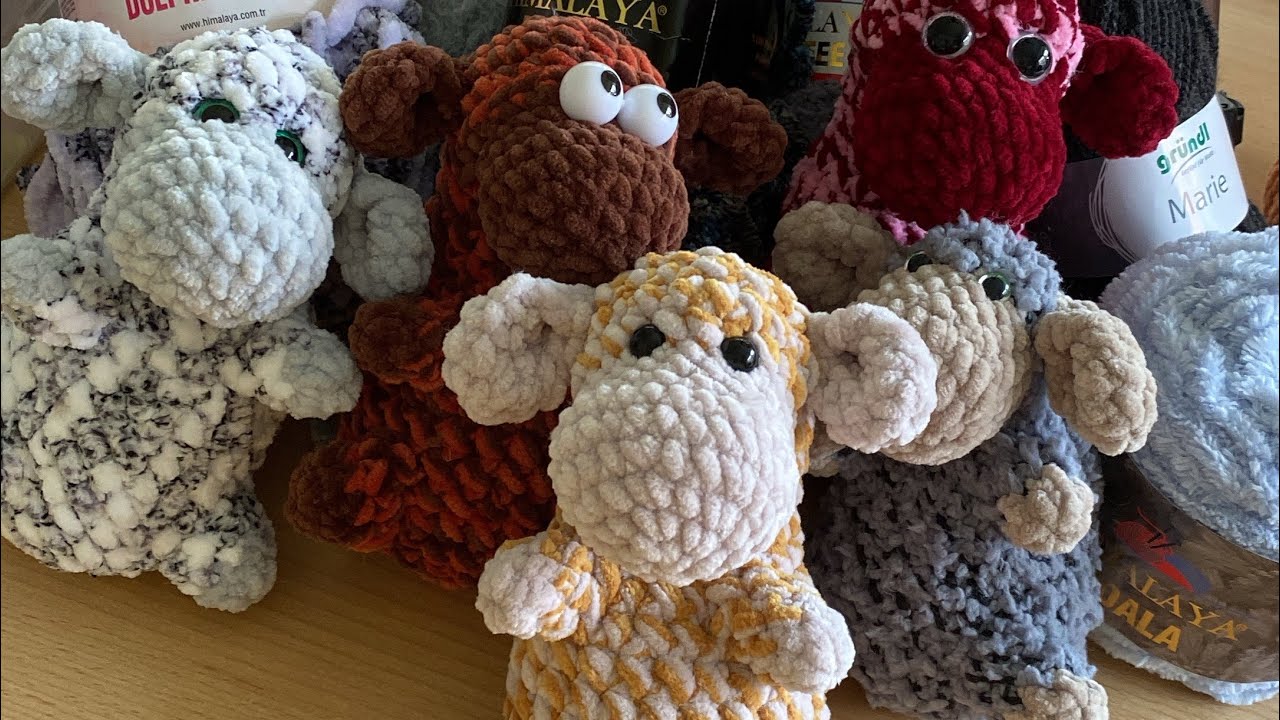 gehäkeltes kleines Schaf Teil2