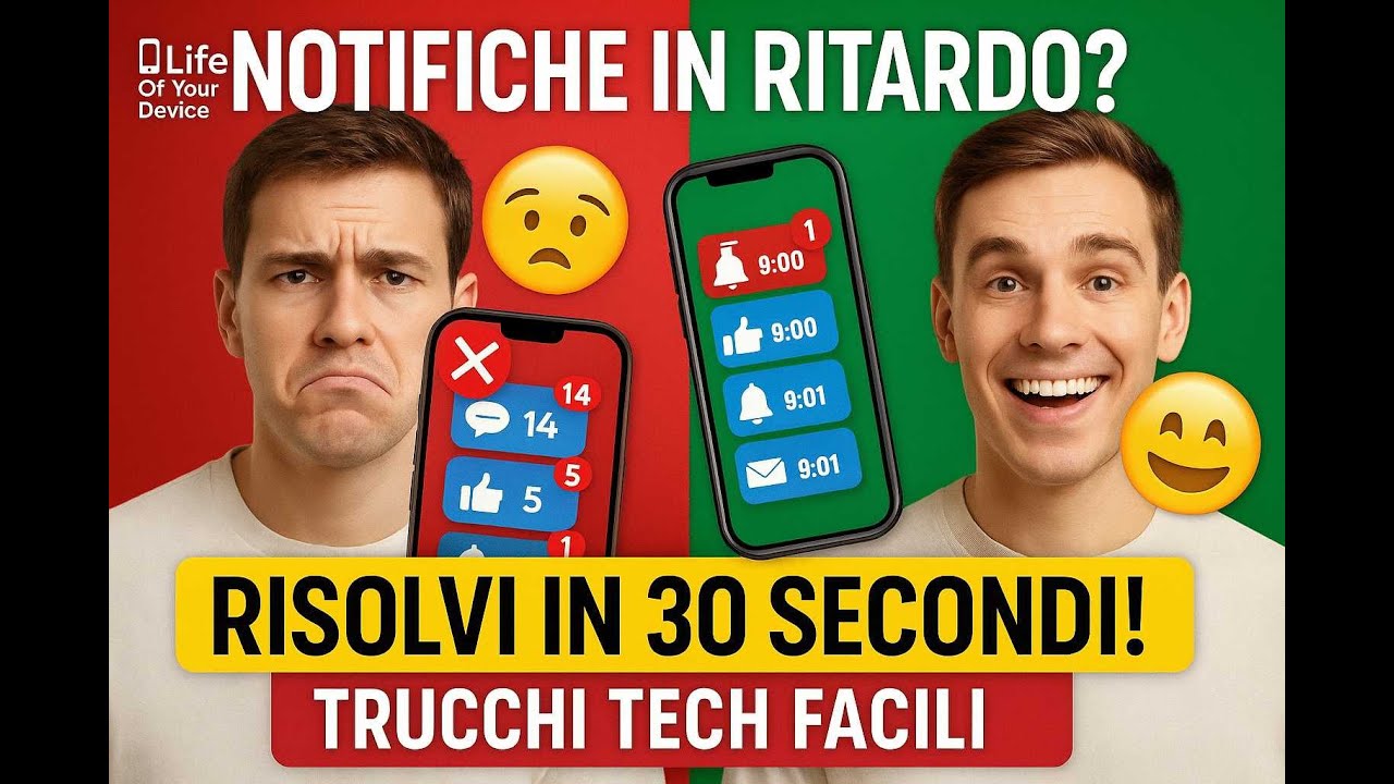 LE NOTIFICHE ARRIVANO IN RITARDO O NON ARRIVANO? ECCO COME FARE