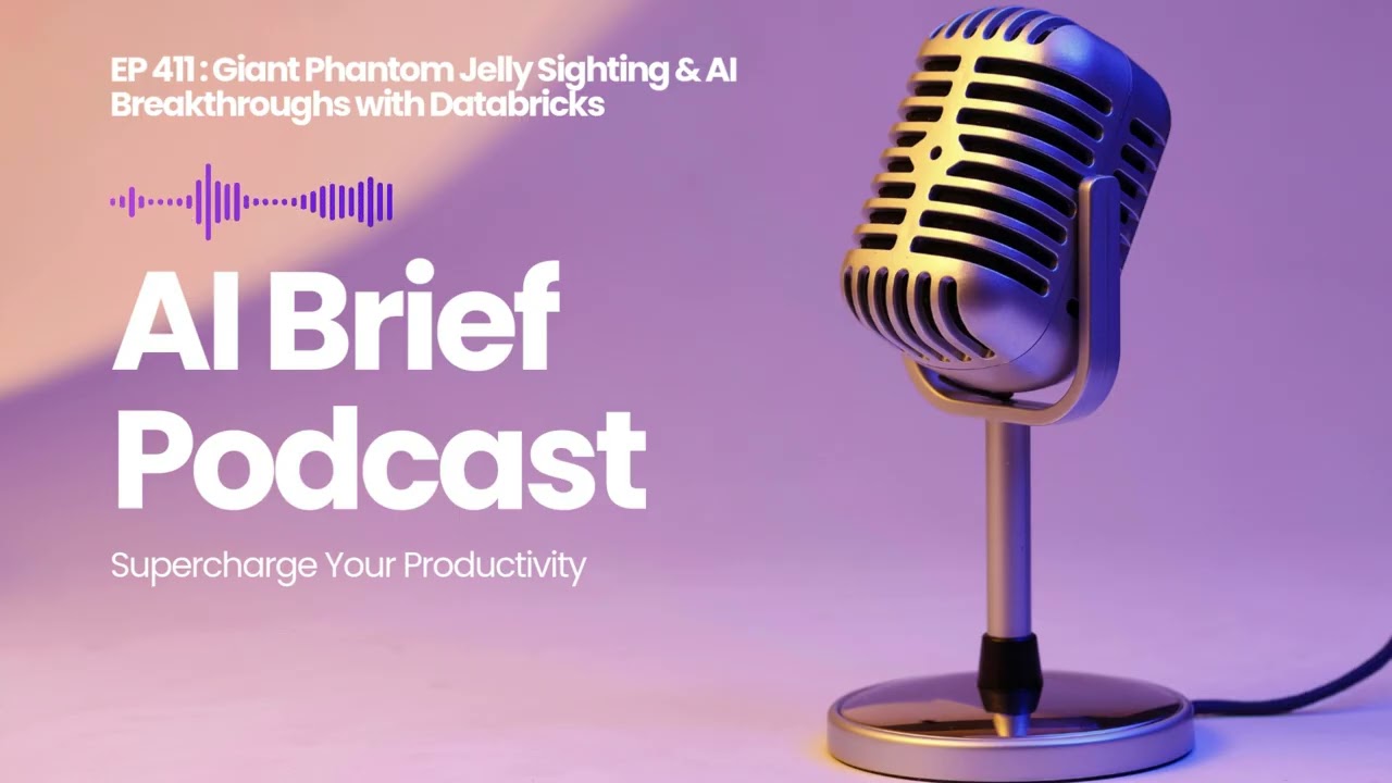 EP 411 : Giant Phantom Jelly Sighting & AI Breakthroughs with Databricks