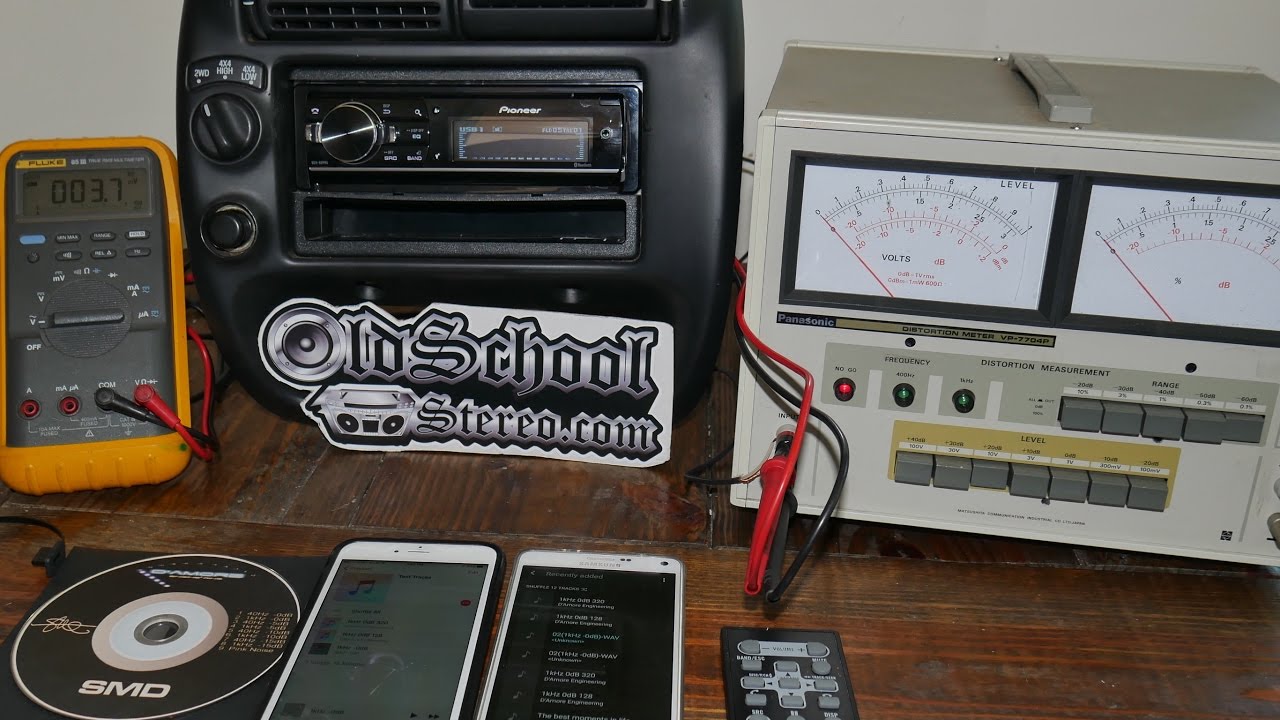 Pioneer DEH-80PRS THD Test Part 2 USB Android iPhone CD